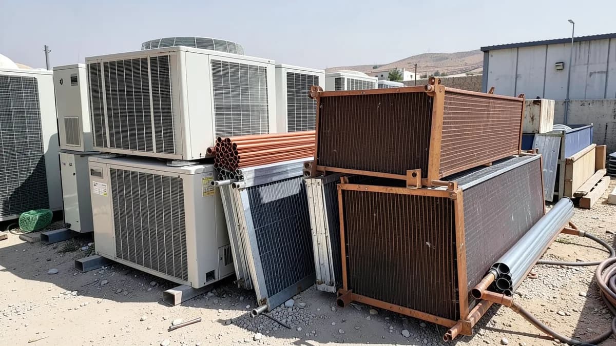 קונה רדיאטורים ומזגנים ישנים: נחושת ואלומיניום, מחירים עדכניים 2026